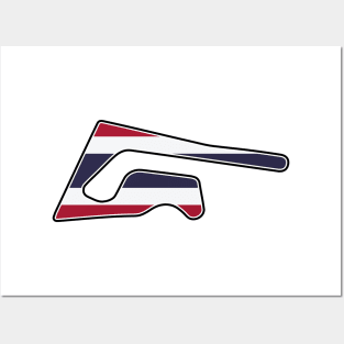 Buriram International Circuit [flag] Posters and Art